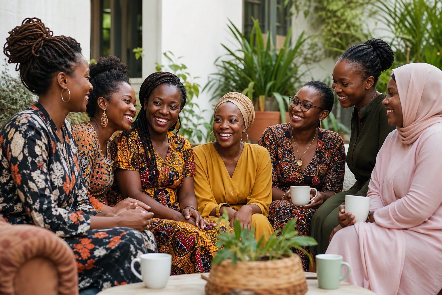 Diverse group of Kenyan women