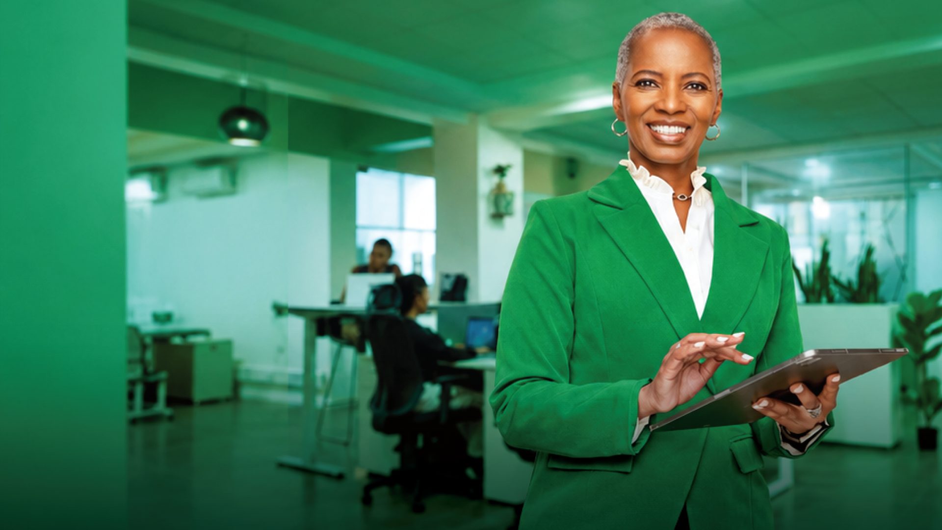 Confident Kenyan woman representing ELA Women Banking